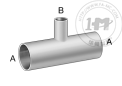 不锈钢对接焊管接头 - 变径T型三通对接焊接头(对接焊)