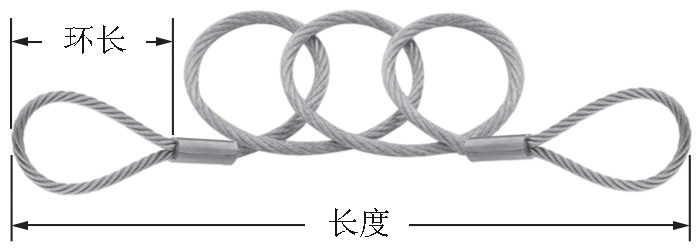 环-环可伸缩钢丝系索绳