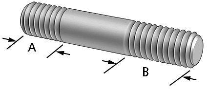 螺纹自锁调节定位螺柱